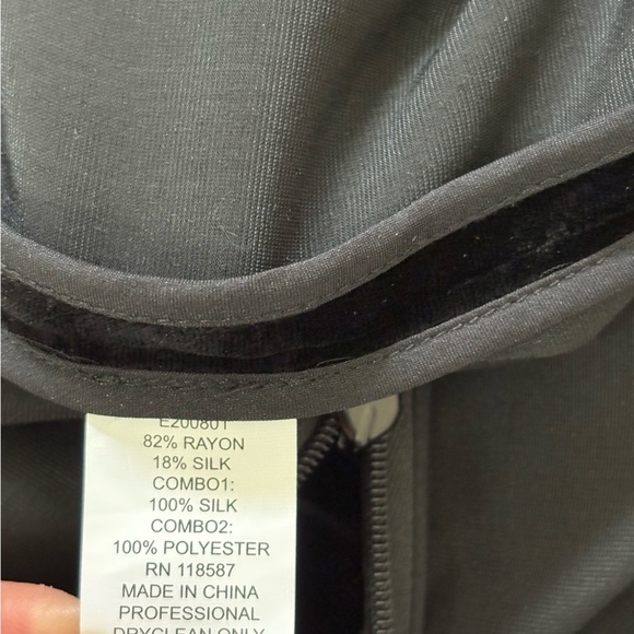 Grey x Jason Wu Womens Velvet Silk Blend Midi Front Slit midi Skirt size 10 - Picture 7 of 11